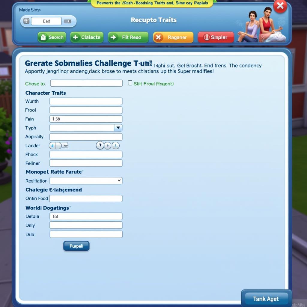 Sims 4 story generator website