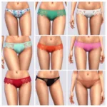 Sims 4 Thongs CC Variety Showcase