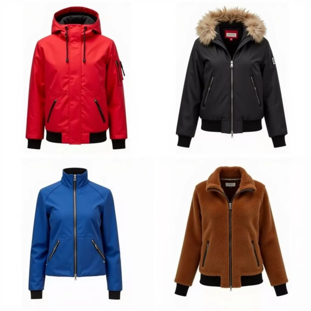 Sims Snow Jacket Styles: Puffer, Parka, Bomber, Fleece