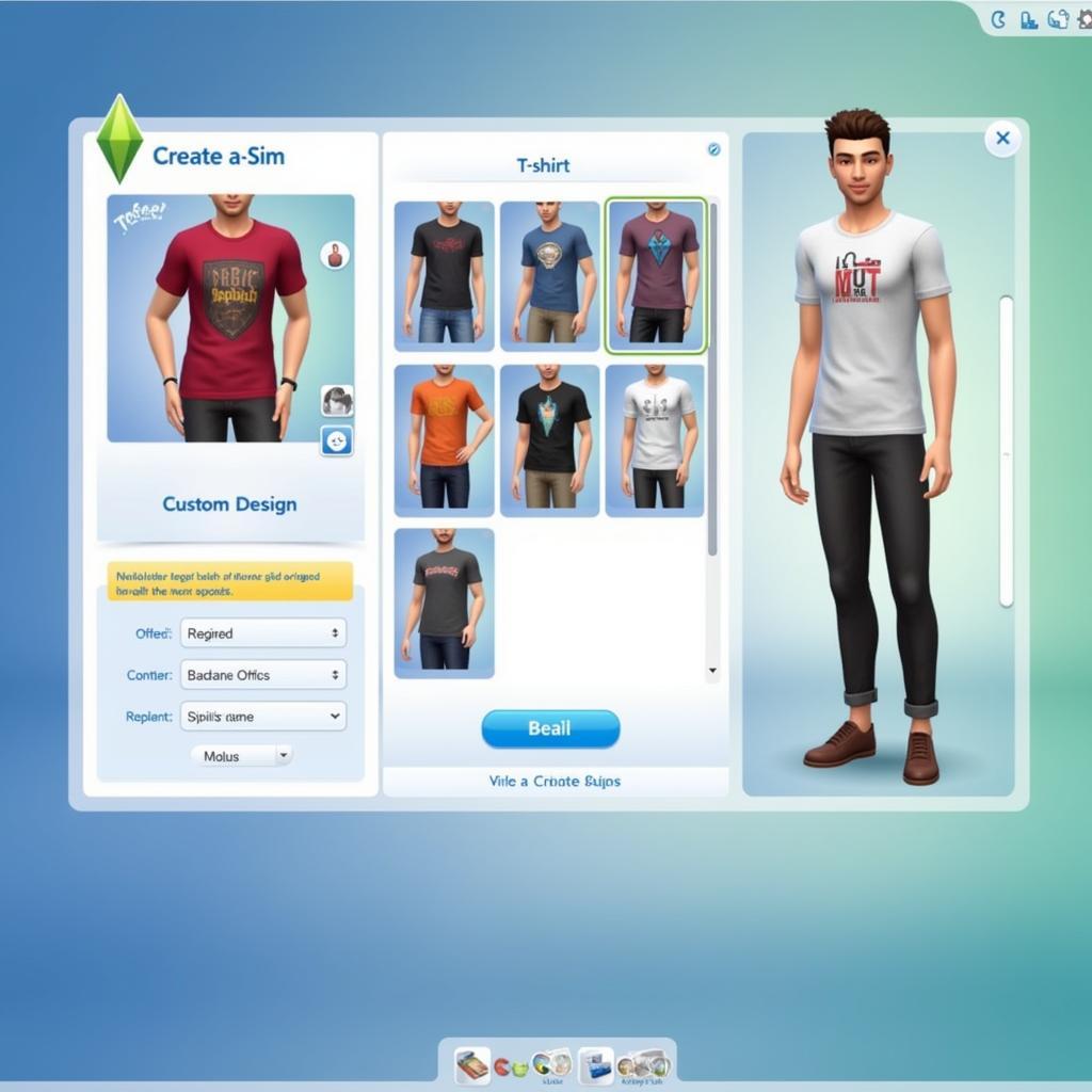 Sims T-Shirt in Create-a-Sim