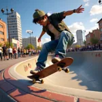 Skateboarding Game in Action