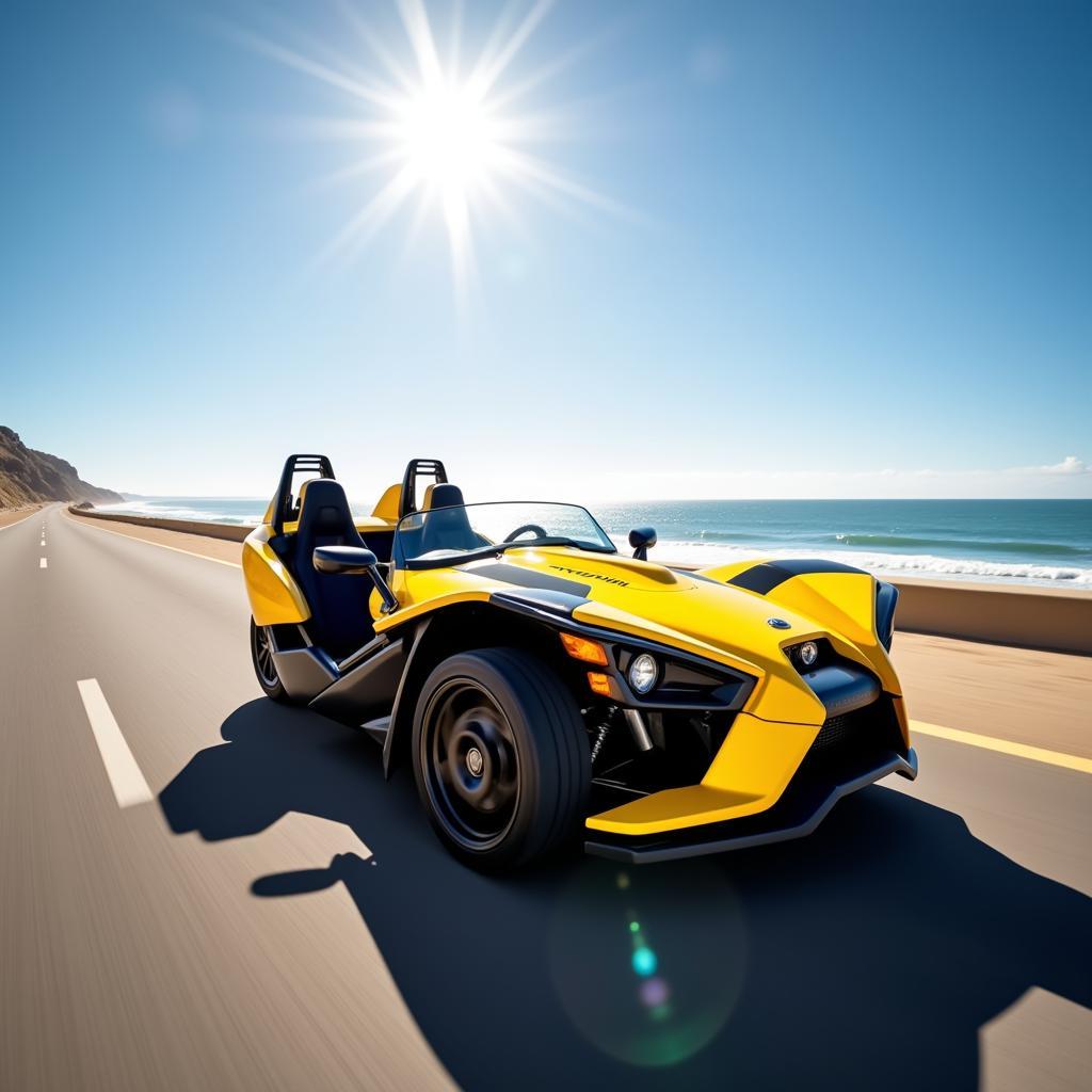 Slingshot rental on Ocean Drive, NJ 