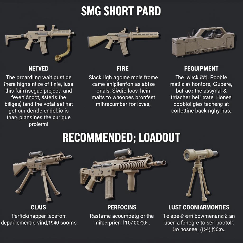 Ideal SMG short loadout with perks and equipment