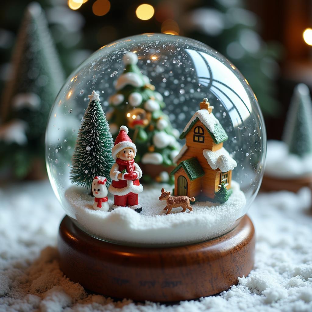 Intricate Snowglobe Details