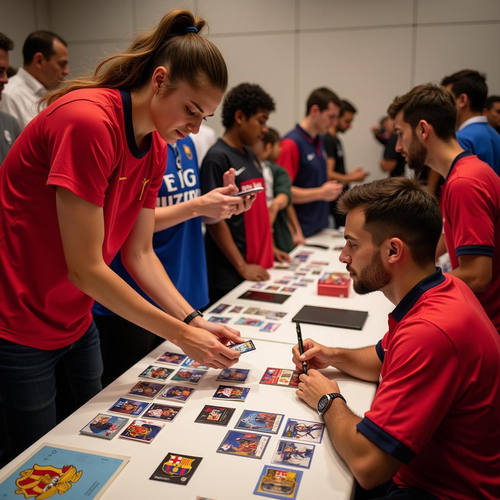 Soccer Card Signing Event