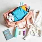 Spa Day Essentials Kit: Swimsuit, Flip-flops, Robe, Toiletries