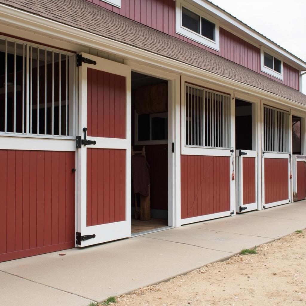  Spacious barn on an equestrian property in Washington state