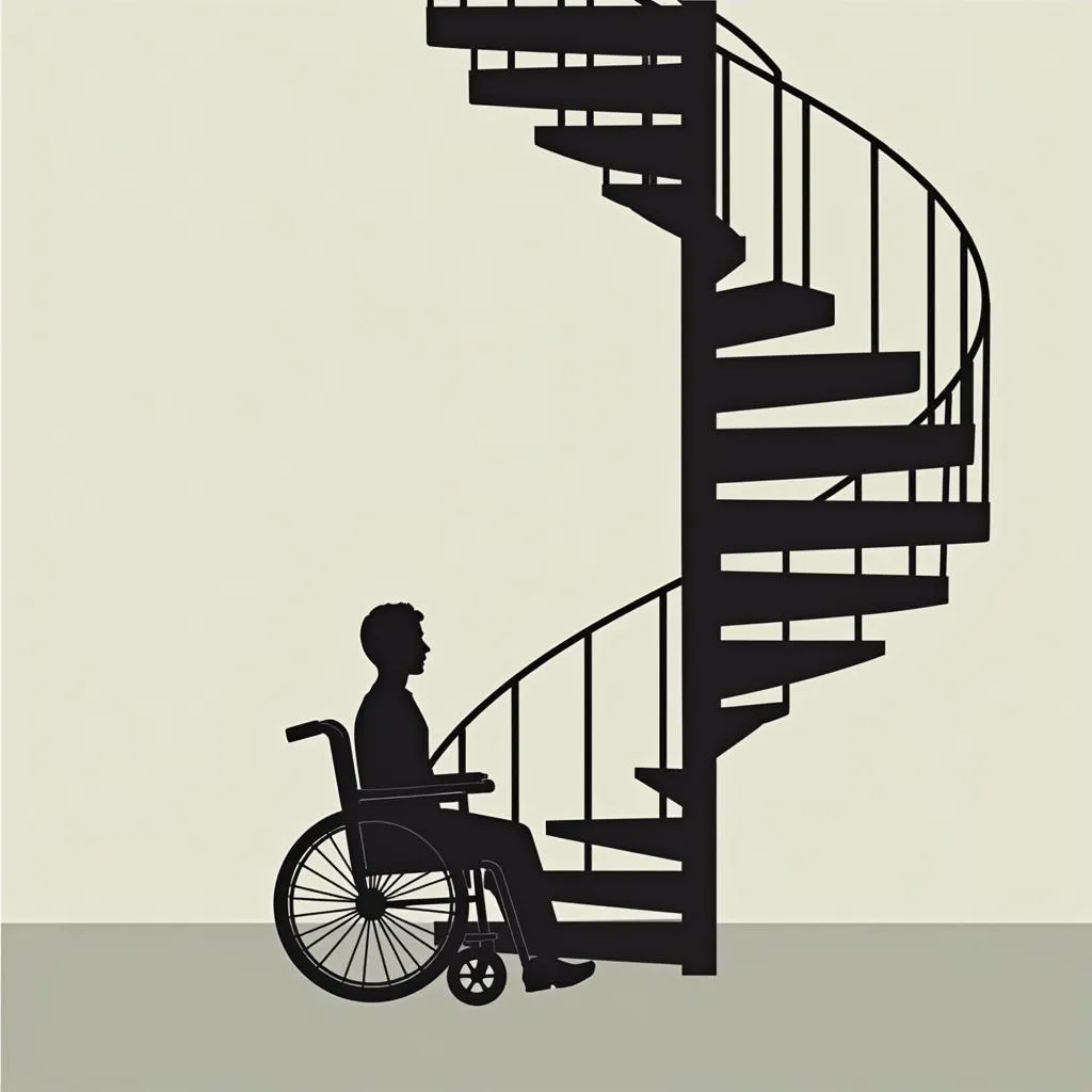 Challenges of spiral staircases in terms of accessibility