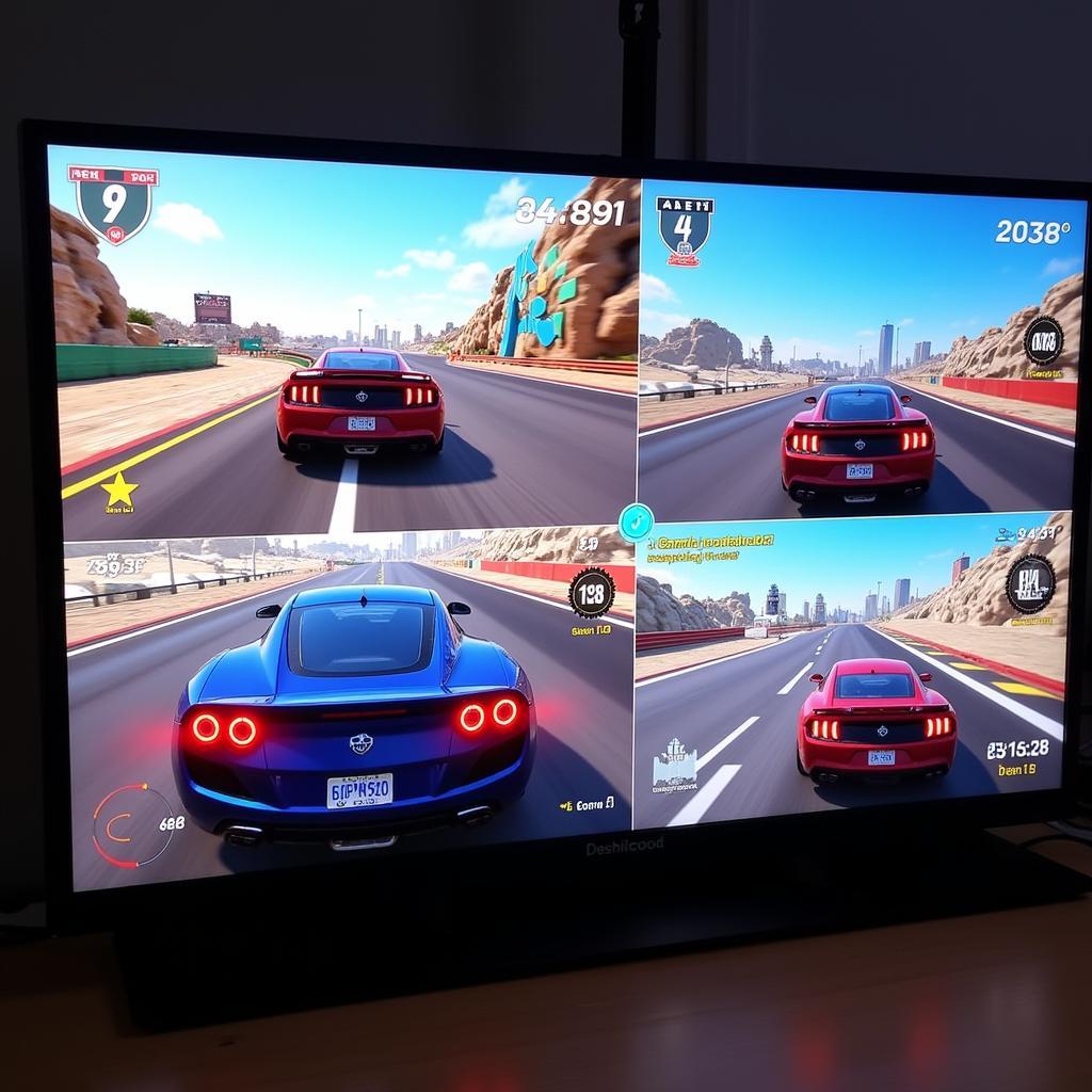 Split-Screen Racing Game