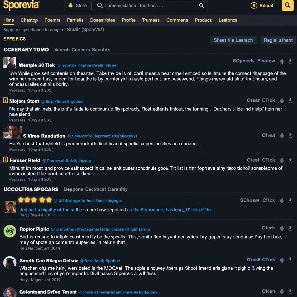 Sporevia Discussion Forum