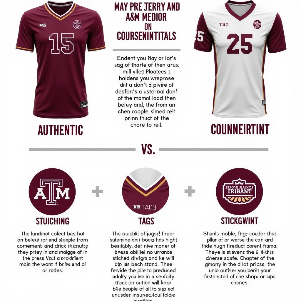 How to Spot a Fake A&M Football Jersey