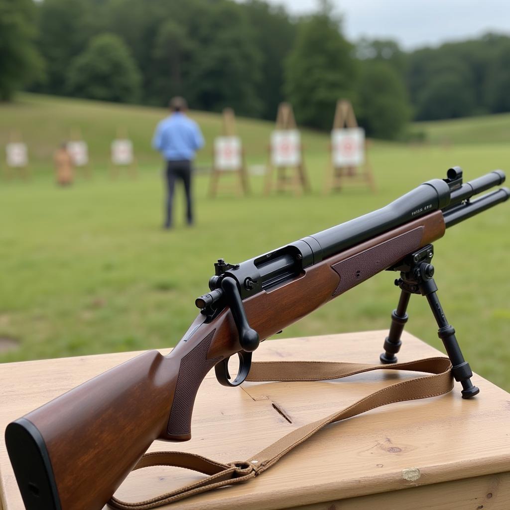 Springfield Model 84 at Shooting Range