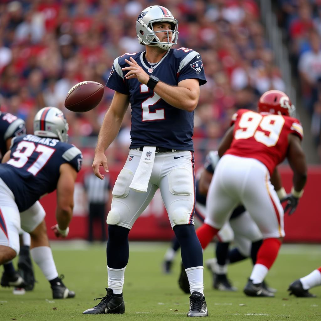 Matthew Stafford scans the field