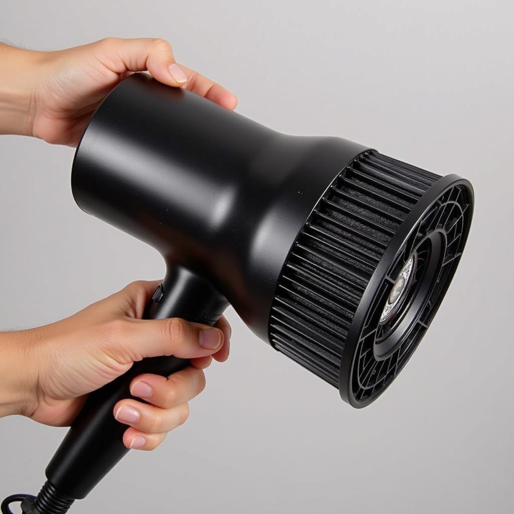 Cleaning the Filter of a Standing Hooded Hair Dryer