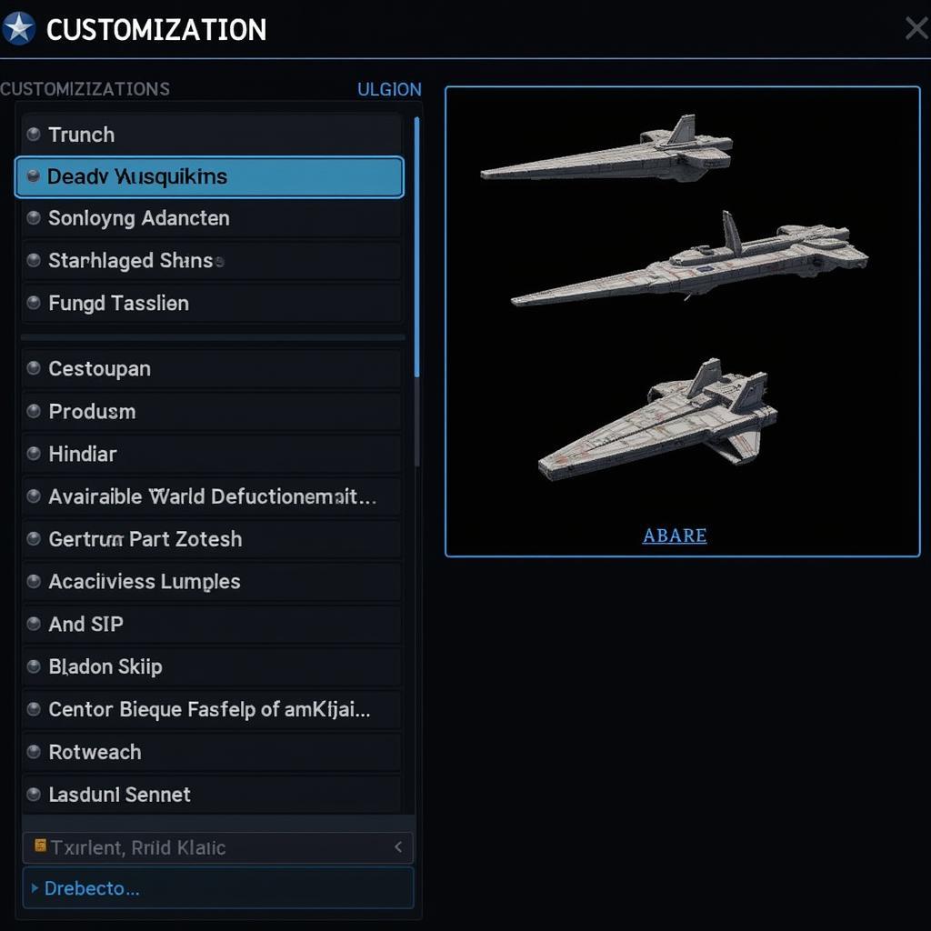 Star Conflict Ship Customization