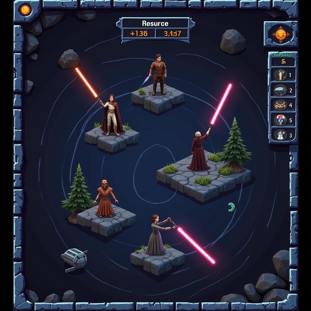 Star Wars Clicker Gameplay