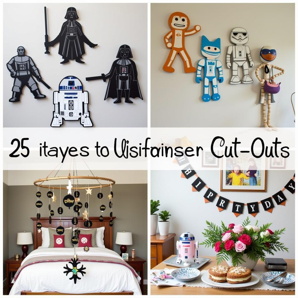 Star Wars Cut Out Display Ideas