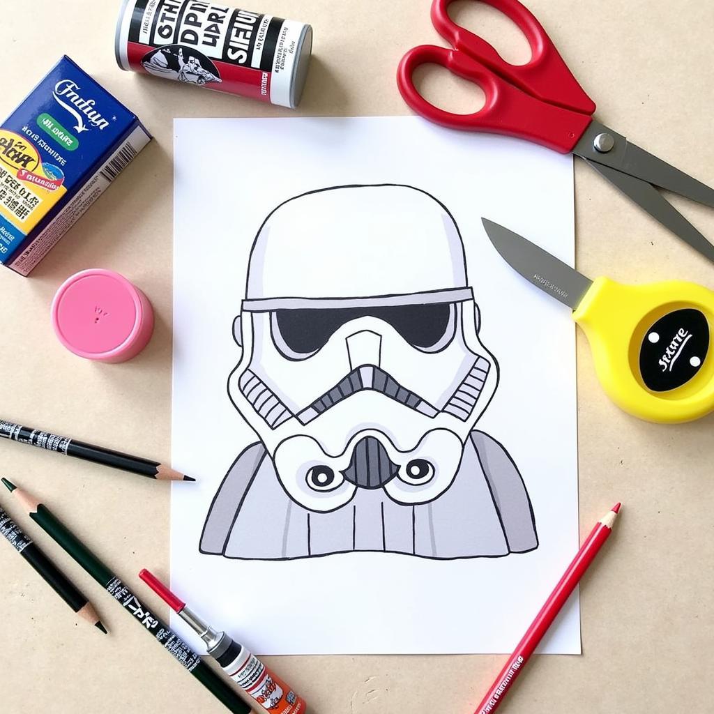 Star Wars Cut Out Materials 