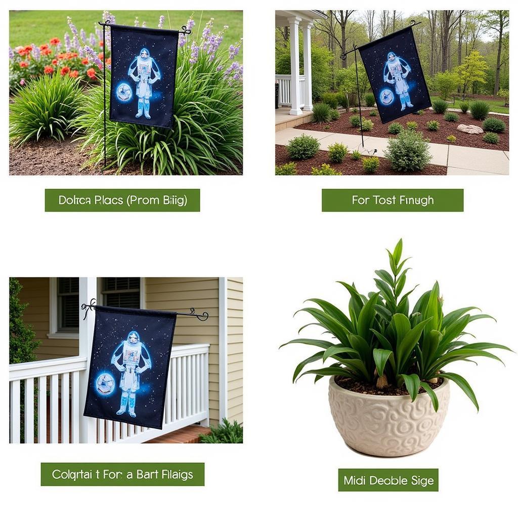 Creative ways to display Star Wars garden flags