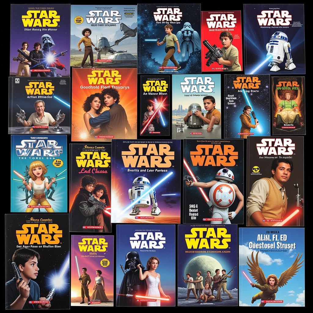 A collection of Star Wars storybooks