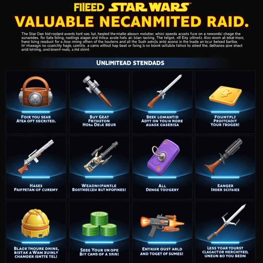 Abundant Star Wars Unlimited Raid Rewards