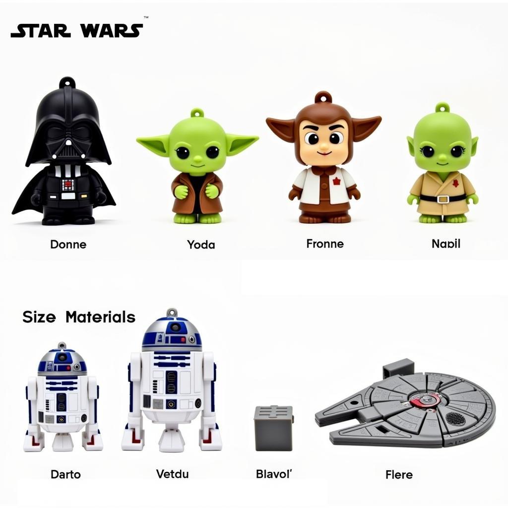 Various Star Wars USB Drive Designs