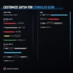 Customizing Starkiller's Gear in-Game