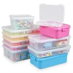 Various sticker storage boxes