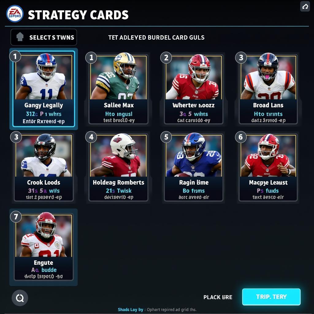 Madden 22 Strategy Card Deck Building