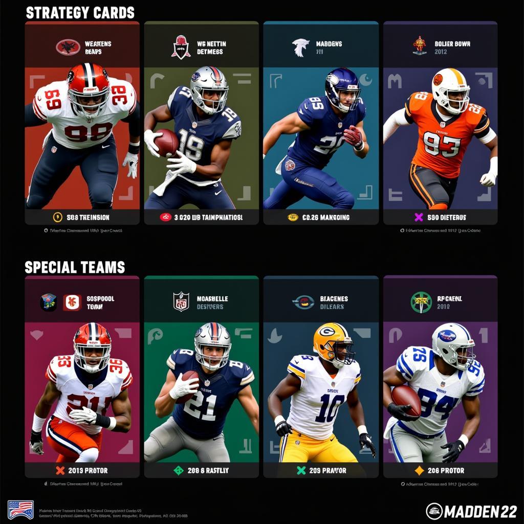 Madden 22 Strategy Card Types