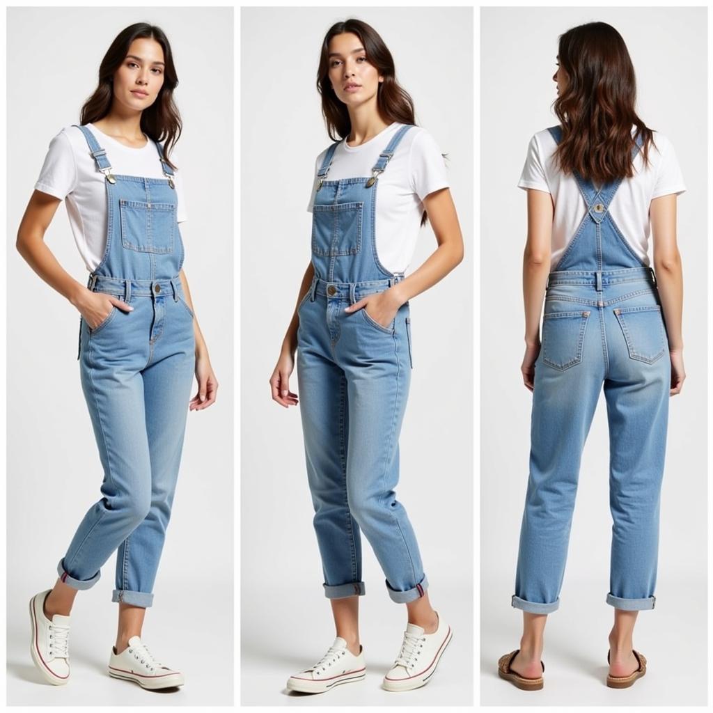 Different ways to style dolphins overalls