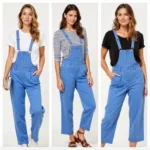 Styling UNC overalls for various occasions: game day, casual outing, and a night out.