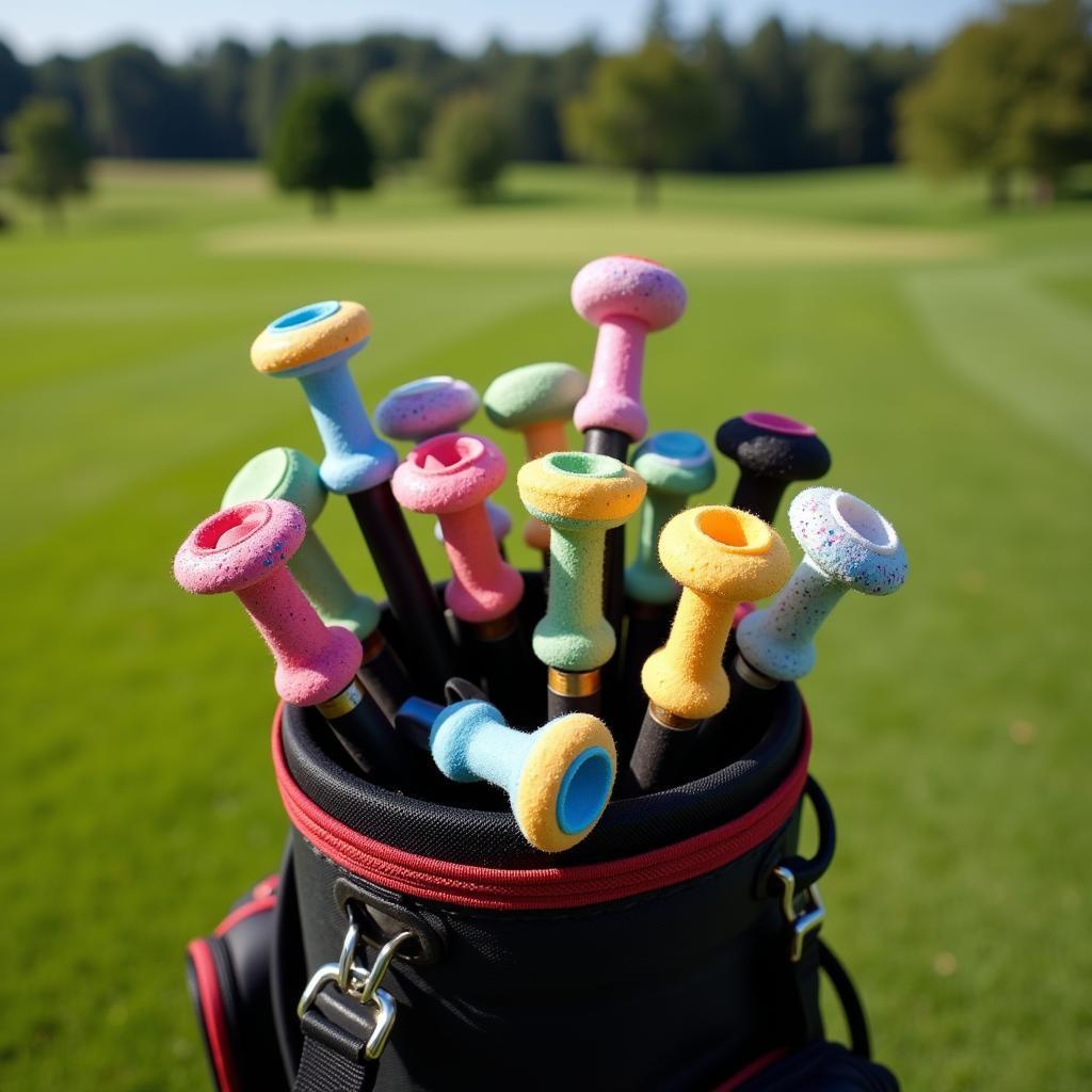 Stylish Bump Tees on the Golf Course