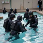 SWAT Team Training in Water