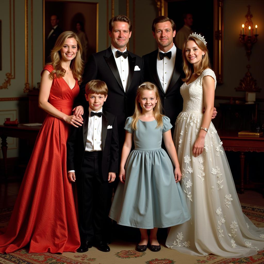 Swedish Royal Family Official Portrait