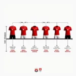 Evolution of the Swiss national team jersey through the years