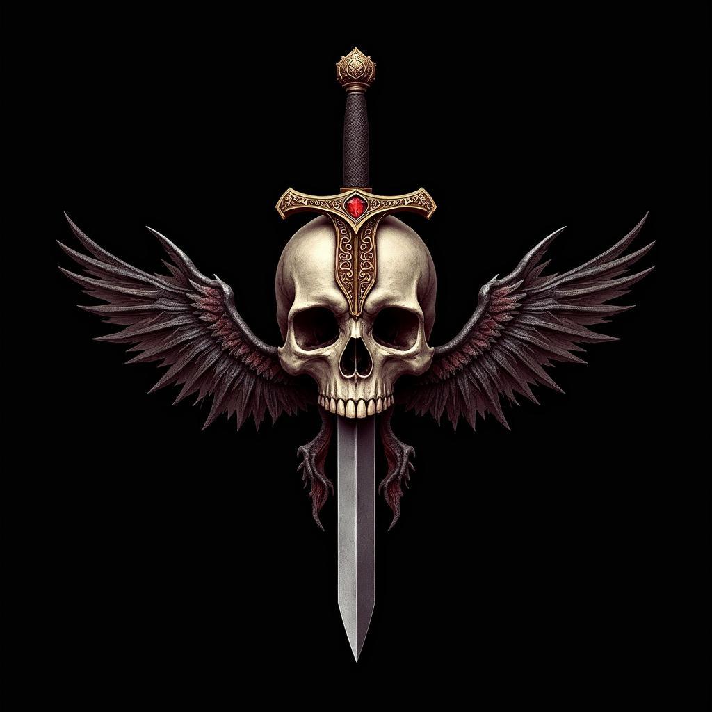 Sword and Skull in Lords of the Fallen Logo