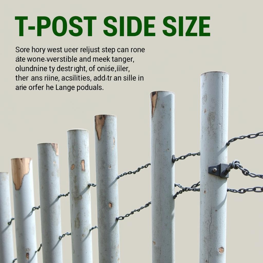 Various T Post Types and Sizes Available