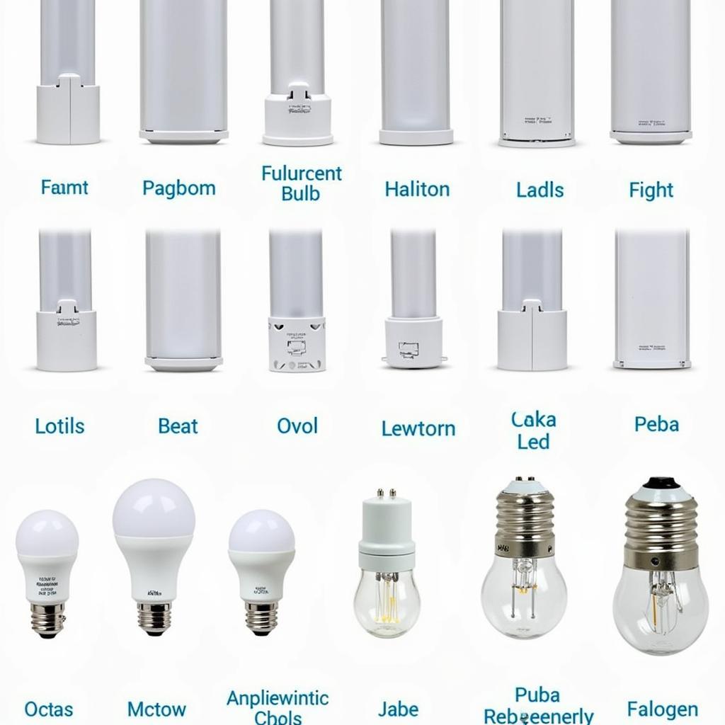 Different types of T5 replacement bulbs