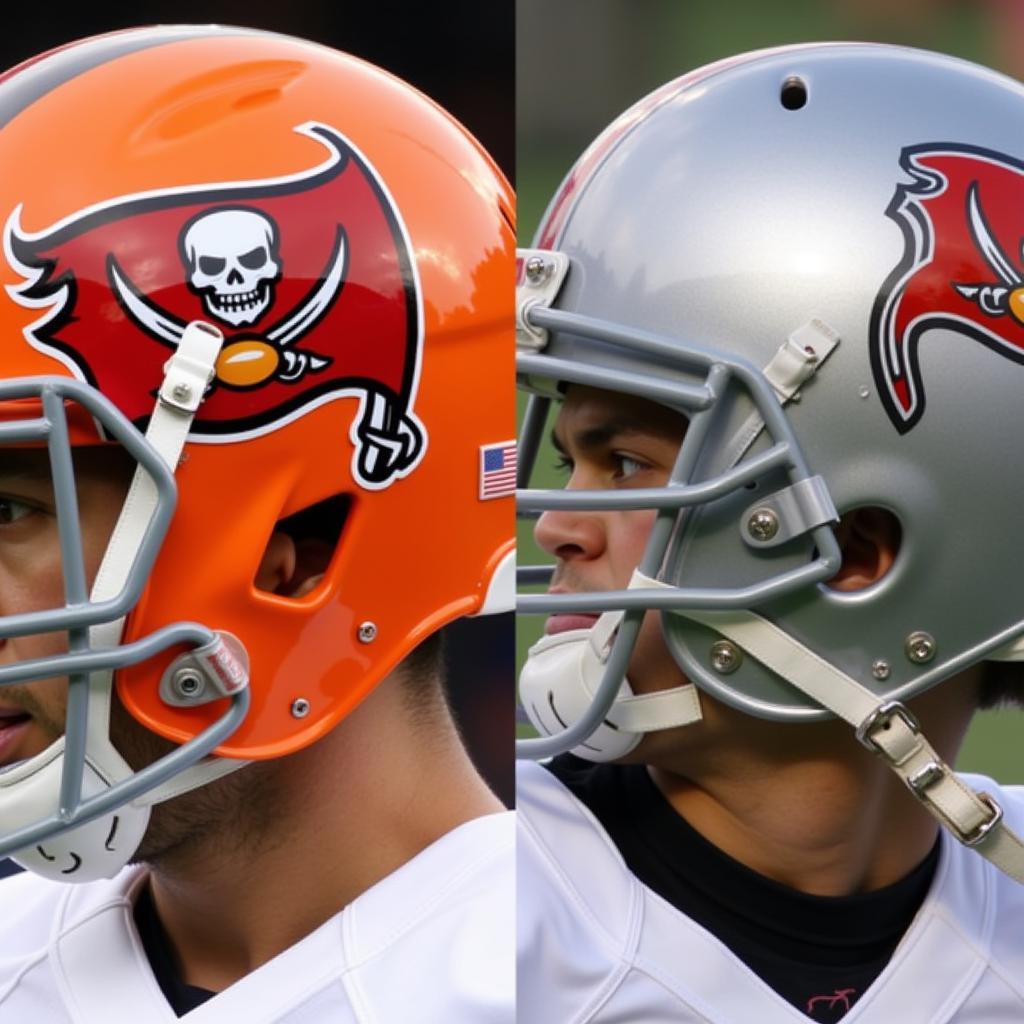 Evolution of the Tampa Bay Buccaneers Helmet