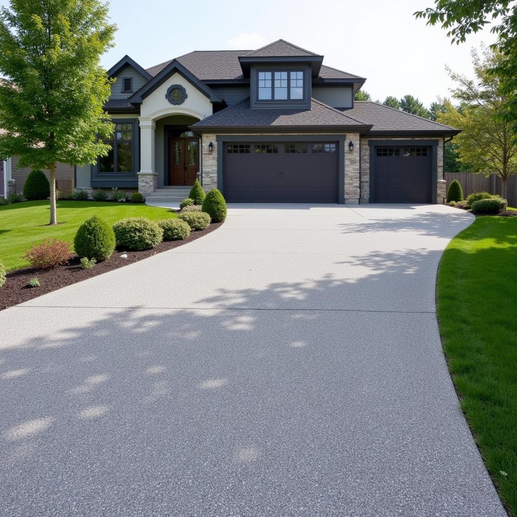 Modern Tarmac Driveway