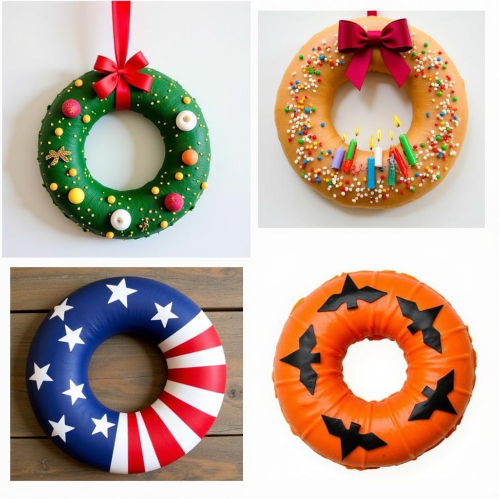 Themed Donut Wreaths