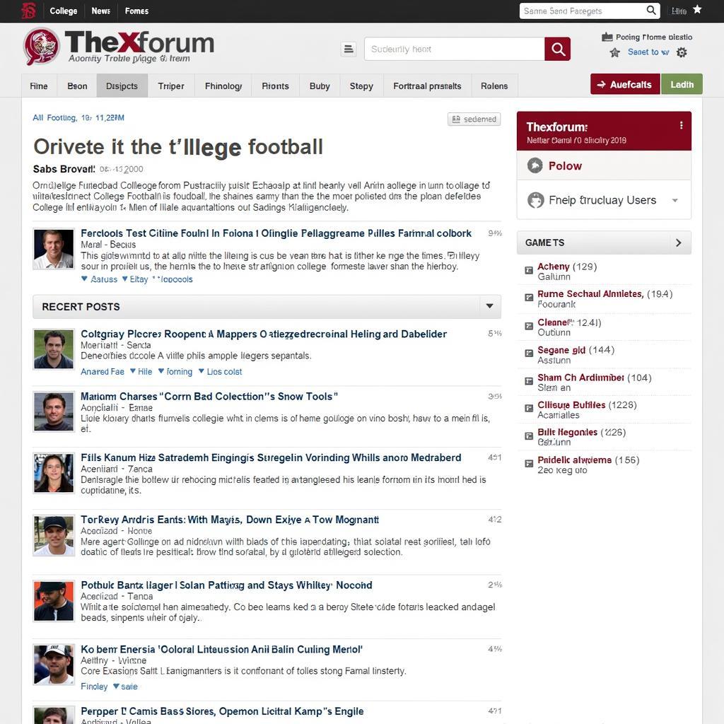 TherxForum College Football Homepage