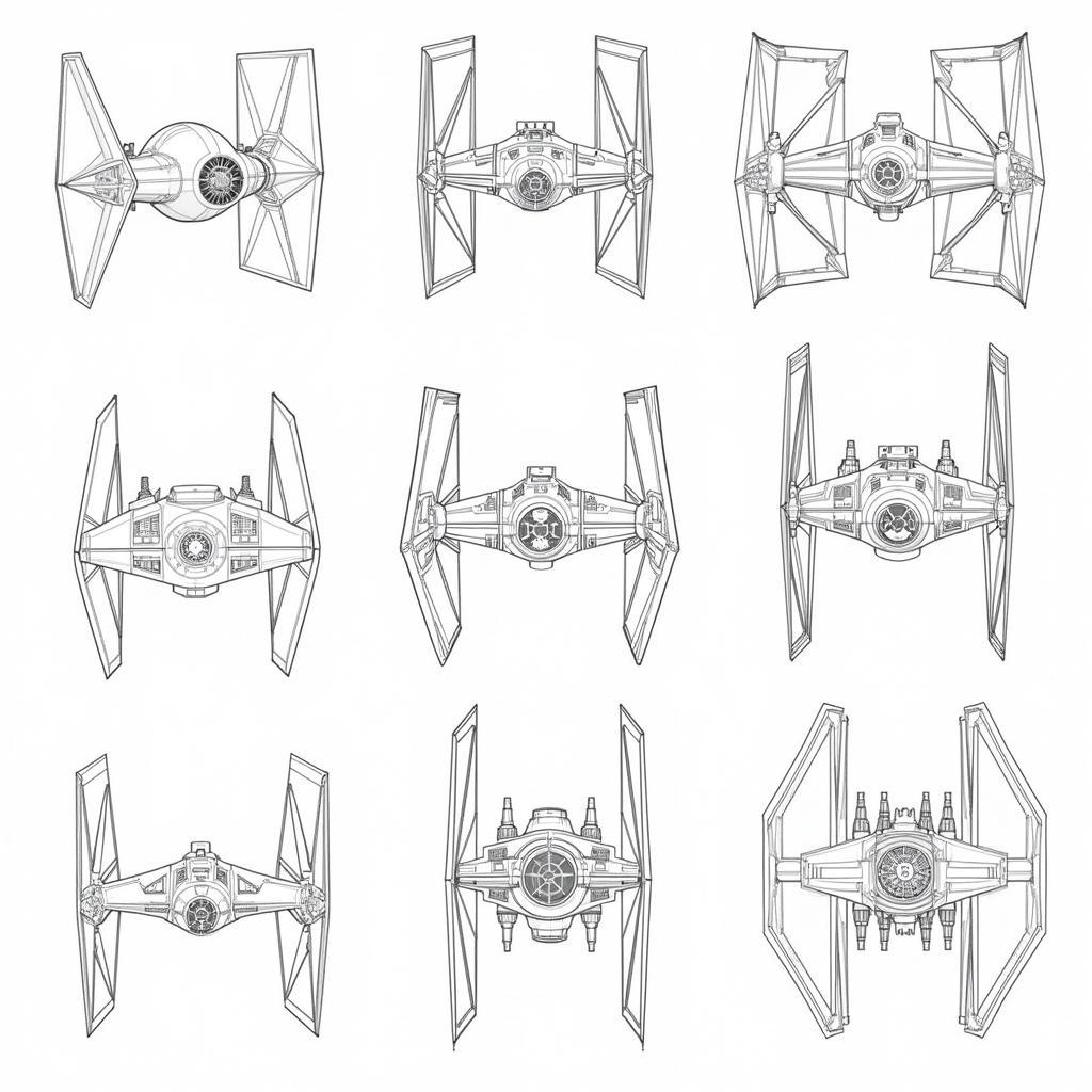 TIE Interceptor Design Evolution