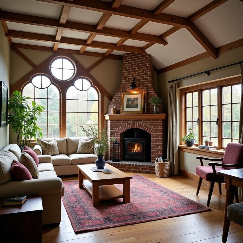 Tiny Tudor Cottage Interior