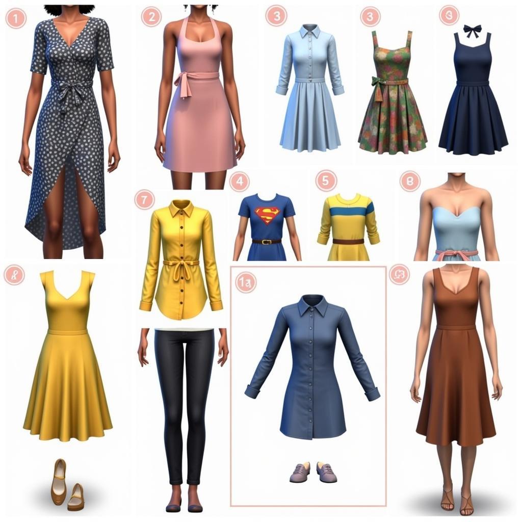 Stylish Sims 4 Clothing by TIT-E