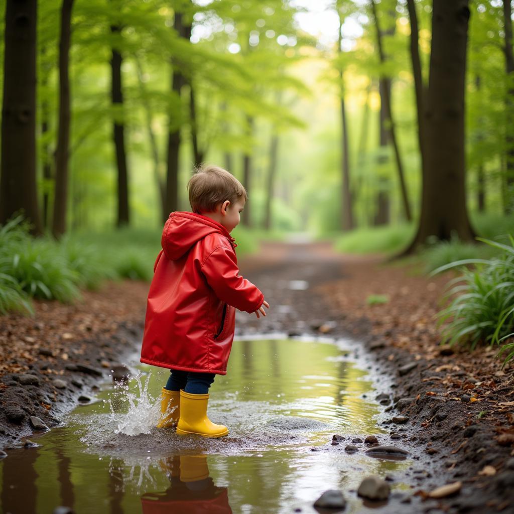 Toddler Exploring Nature