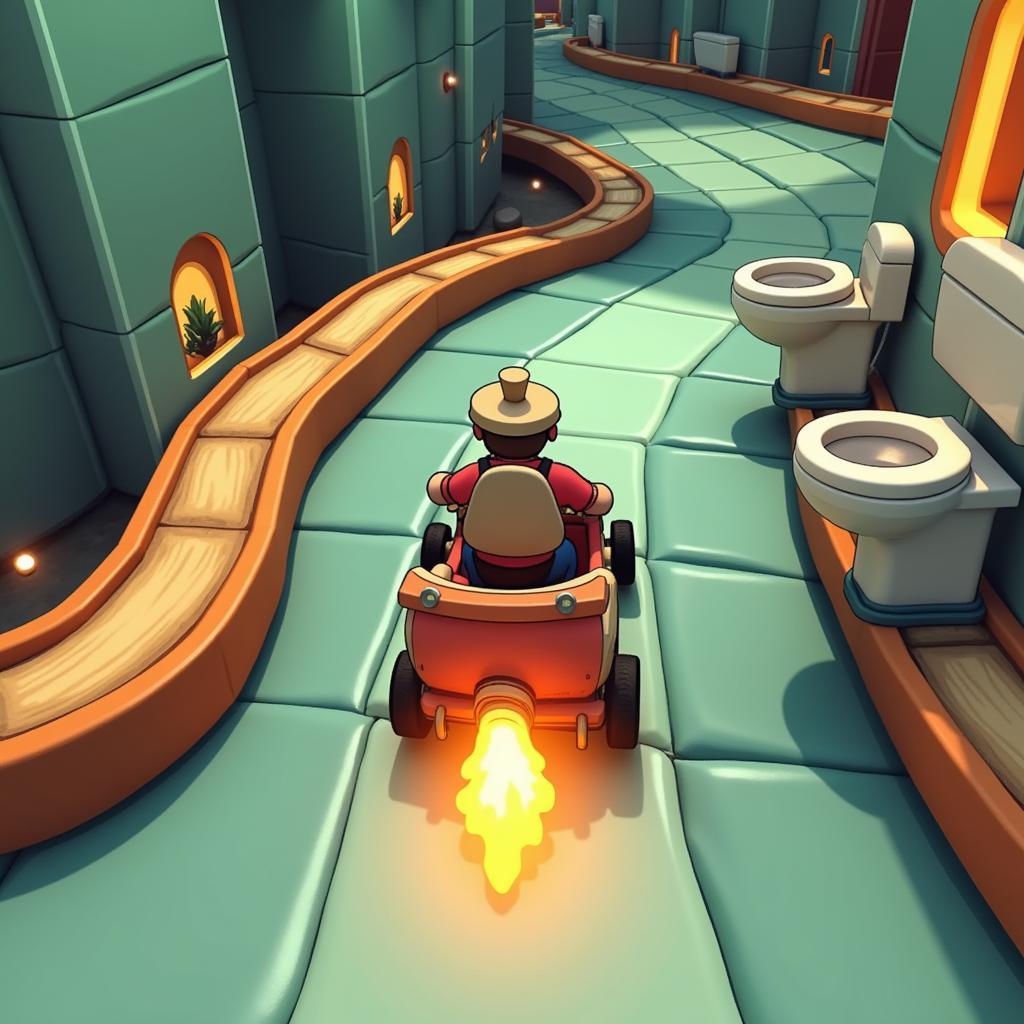 Toilet Racer 4 Gameplay