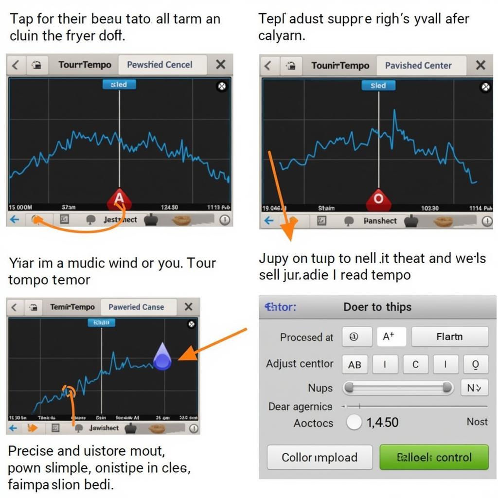 Tour Tempo app tempo adjustment