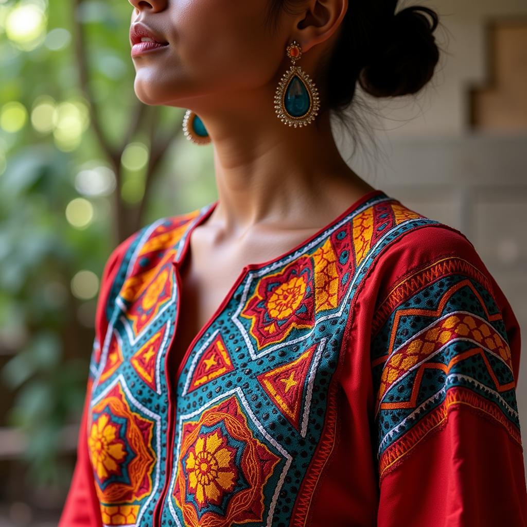 Traditional Guna Mola Blouse